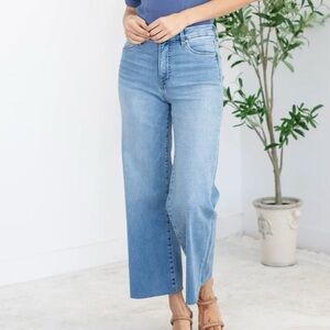 Kut from the Kloth Light Wash Wide Leg Jeans